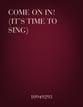 Come On In Unison/Two-Part choral sheet music cover